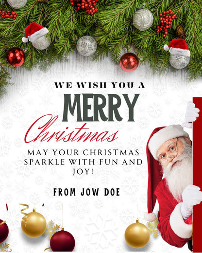 Digital Christmas Greeting Cards -Cute, Colorful & Festive! 🎅🎄