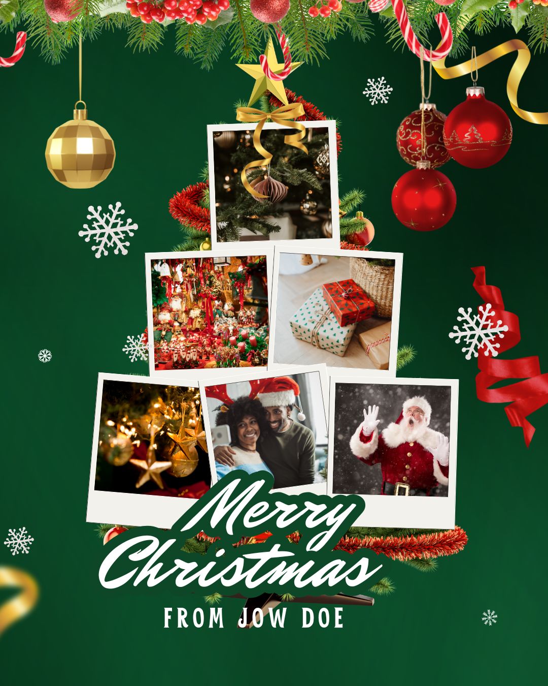 Digital Christmas Greeting Cards -Cute, Colorful & Festive! 🎅🎄