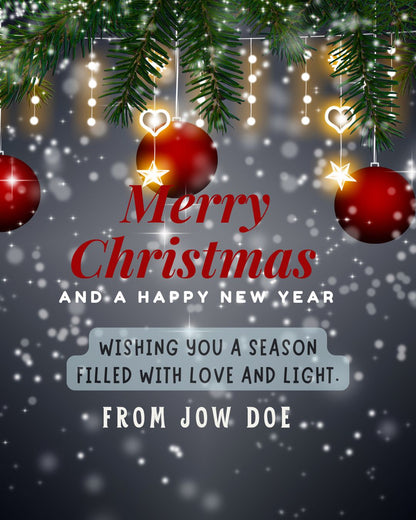 Digital Christmas Greeting Cards -Cute, Colorful & Festive! 🎅🎄