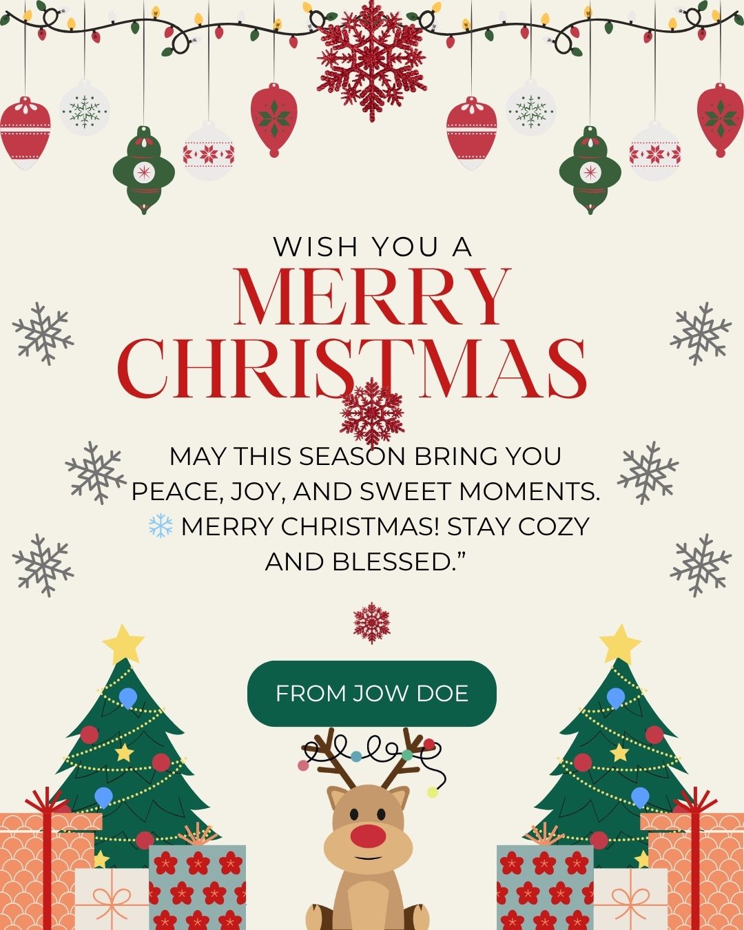 Digital Christmas Greeting Cards -Cute, Colorful & Festive! 🎅🎄