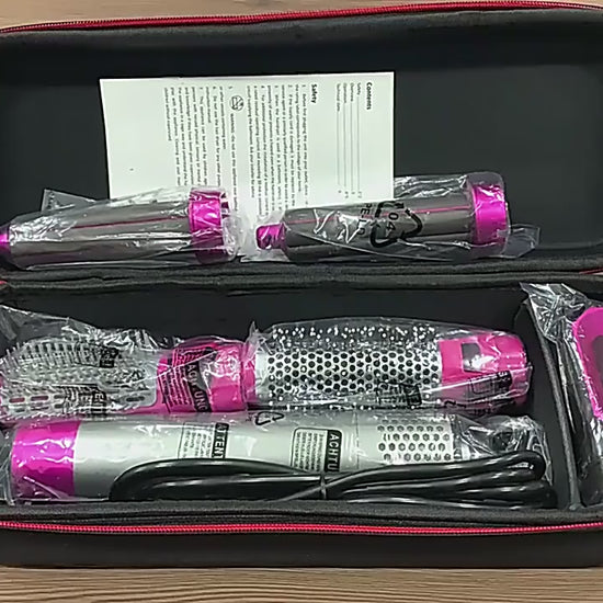 Muti-Functional 5 IN 1 Hair Styling Tool Detachable Hot Air Brush 
